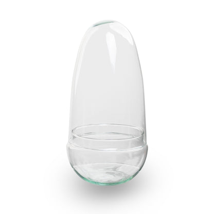 Egg - Glass bulb - Bell jar - Terrarium Bottle Garden ↑ 25 cm - Model: Egg